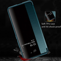 Honor 50 Honor50 etui skórzane okno widok odwróć pokrywa dla Honor 50 Pro SE 60 książka portfel odporny na wstrząsy zderzak dla Huawei Nova 9 SE 3